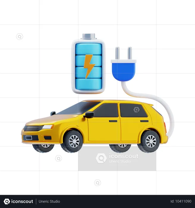 Veículos elétricos (VEs)  3D Icon