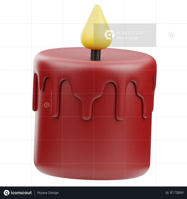 Velas  3D Icon