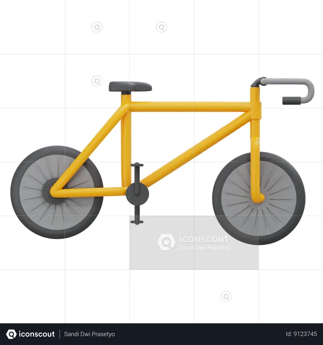 Vélo  3D Icon