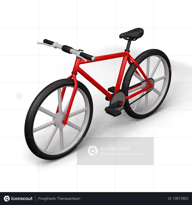 Vélo  3D Icon