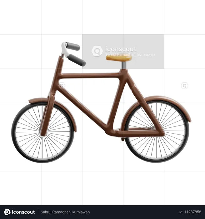 Vélo  3D Icon