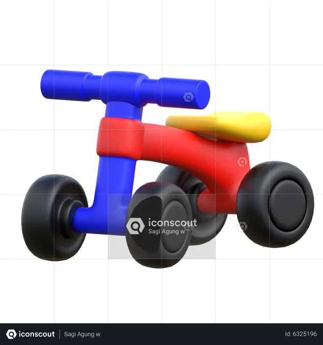 Vélo  3D Icon