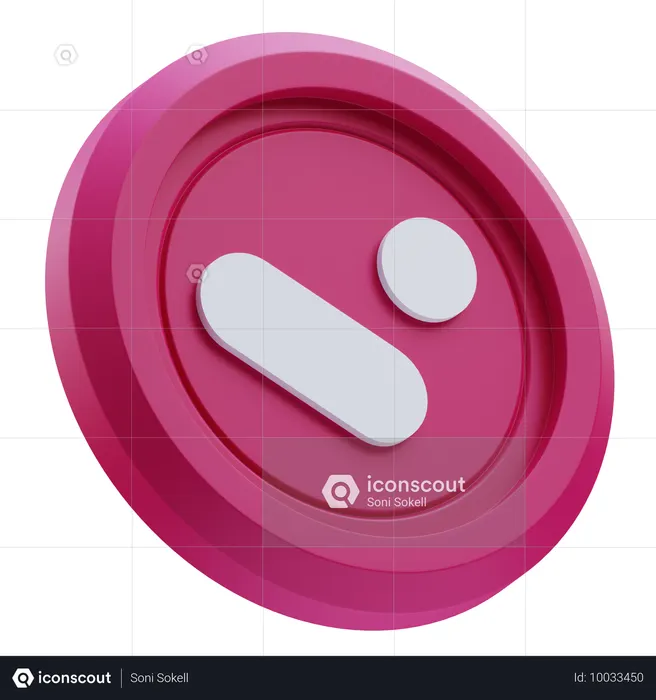 Velo Criptomoneda  3D Icon