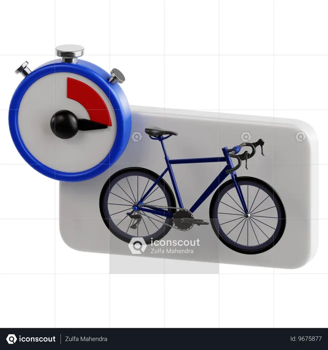 Vélo de contre-la-montre  3D Icon