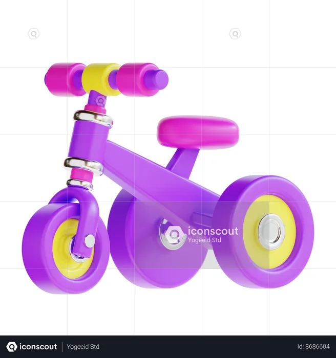 Vélo enfant  3D Icon