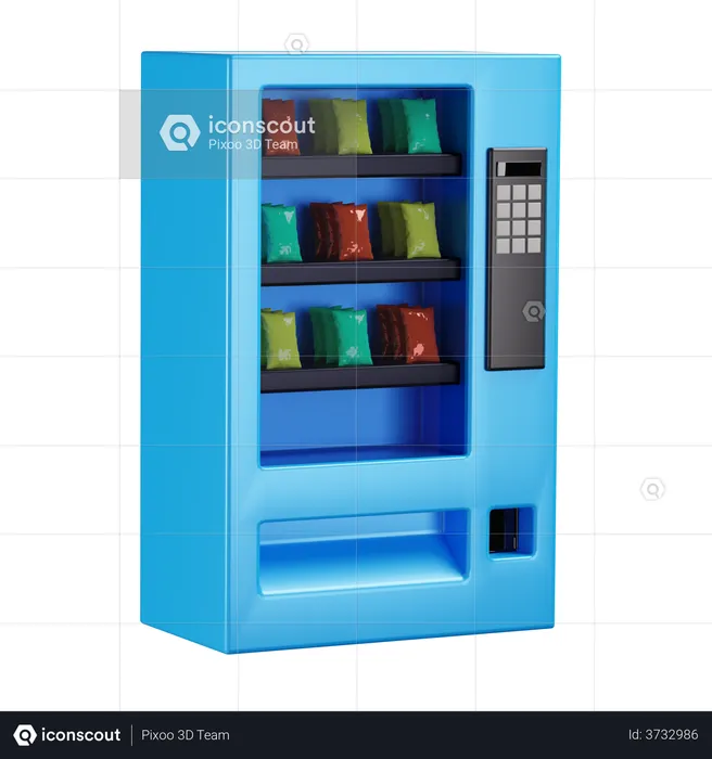 Vending Machine  3D Illustration