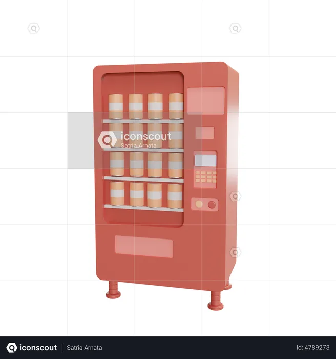 Vending Machine  3D Illustration