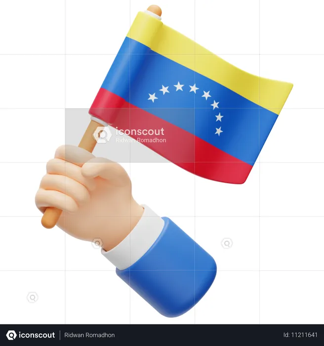 Venezuela Flag Flag 3D Icon