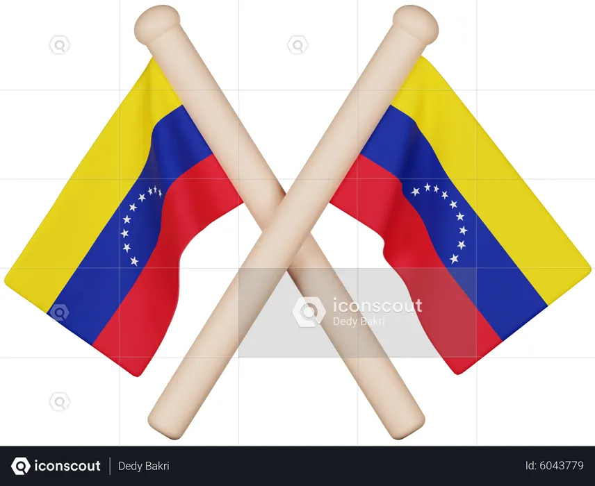 Venezuela Flag Flag 3D Icon