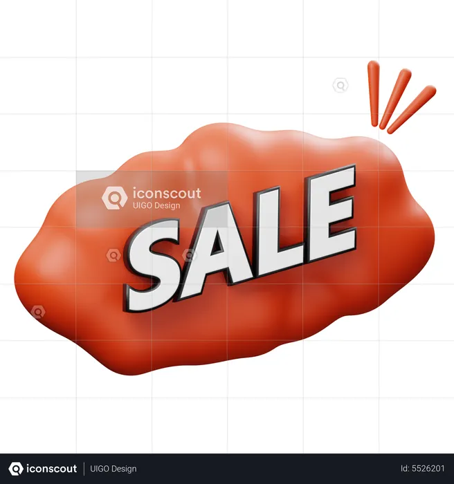 Venta  3D Icon