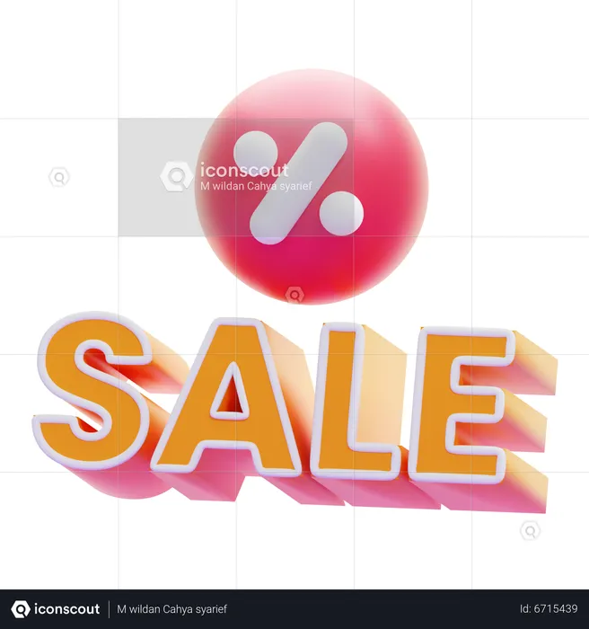 Venta  3D Icon