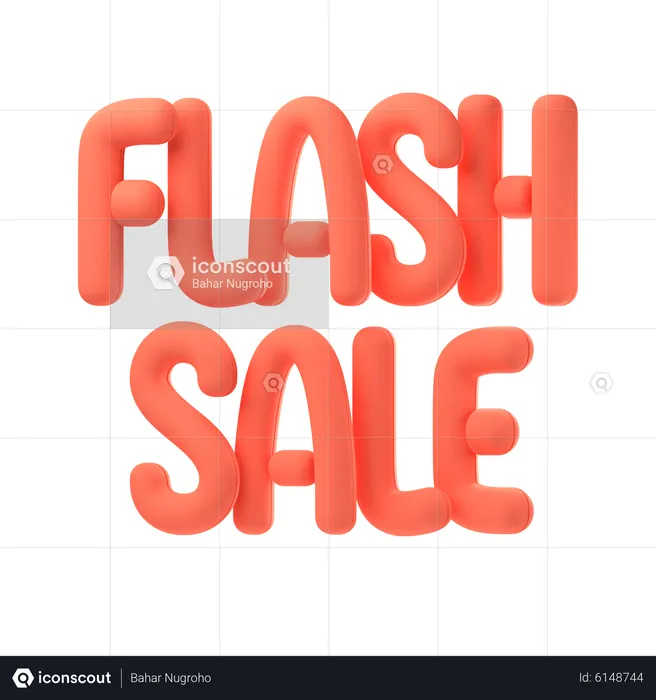 Vente flash  3D Icon