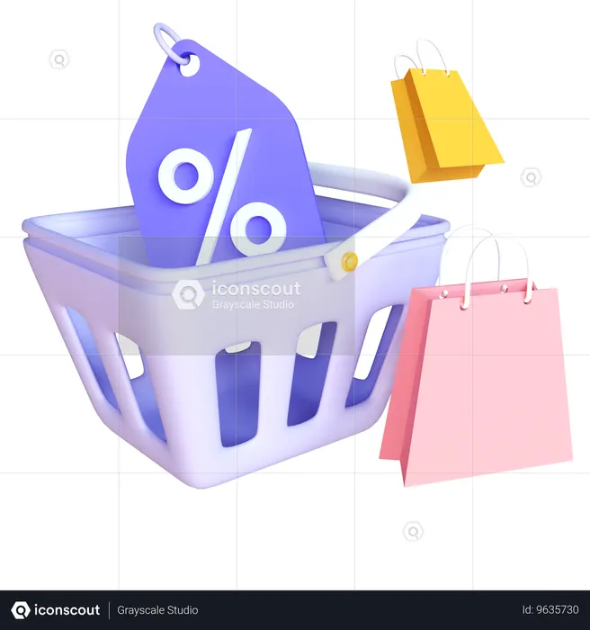 Vente achats  3D Icon