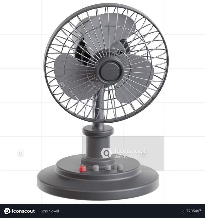 Ventilador eléctrico  3D Icon