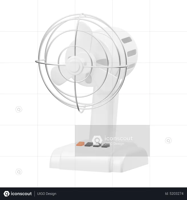 Ventilateur  3D Icon