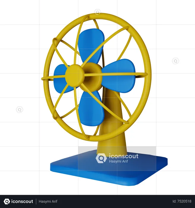 Ventilateur  3D Icon