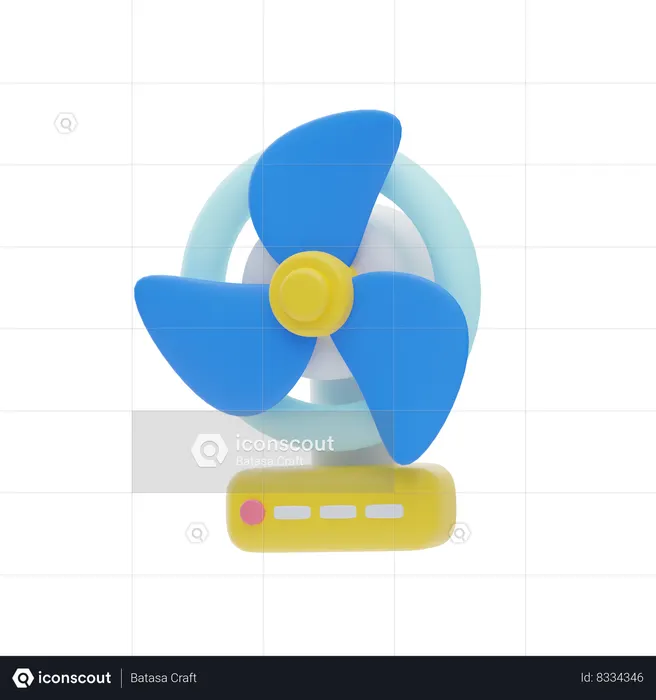 Ventilateur  3D Icon