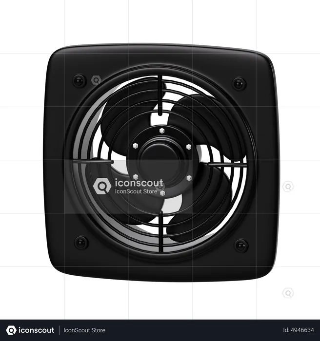 Ventilateur d'extraction  3D Icon