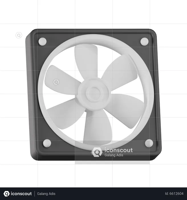 Ventilateur  3D Icon