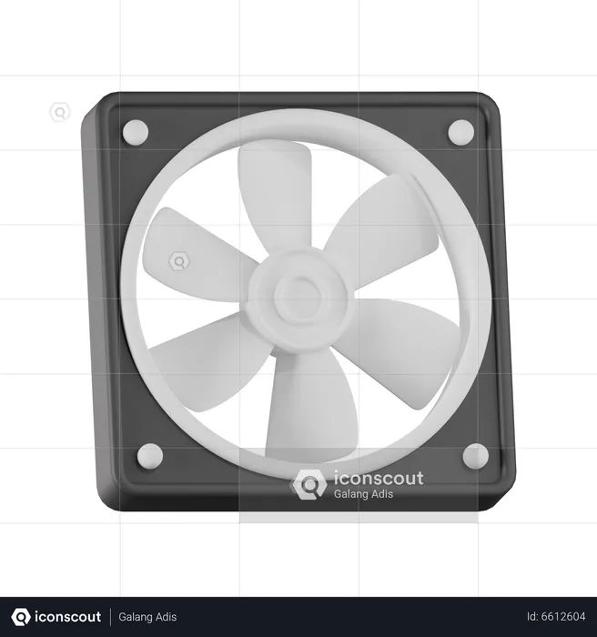 Ventilator Fan  3D Icon