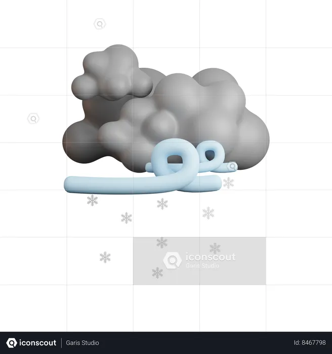 Neve ventosa  3D Icon