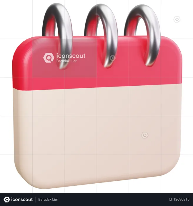 Veranstaltungskalender  3D Icon
