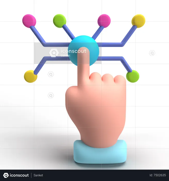 Verbindung  3D Icon
