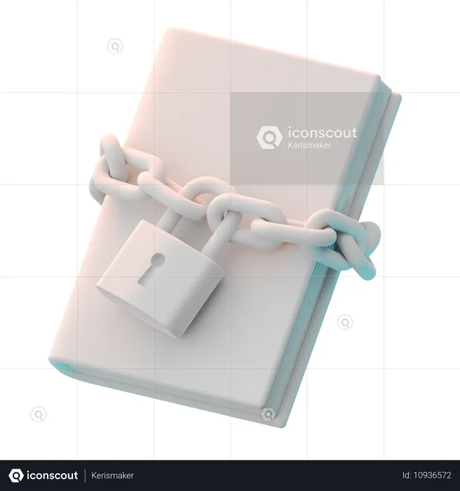 Verbotenes Buch  3D Icon