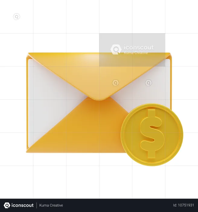 E-Mail verdienen  3D Icon