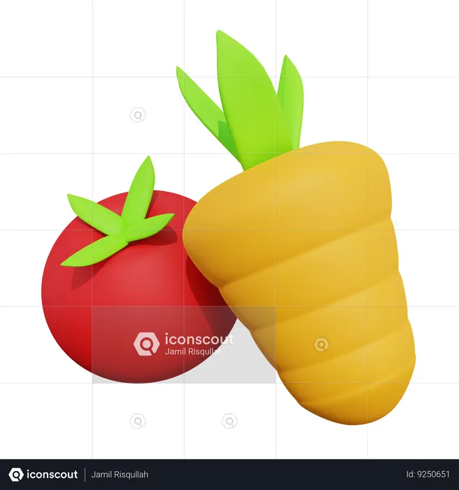 Verduras  3D Icon