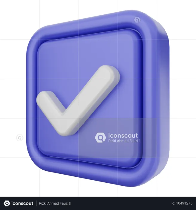 Verificação  3D Icon