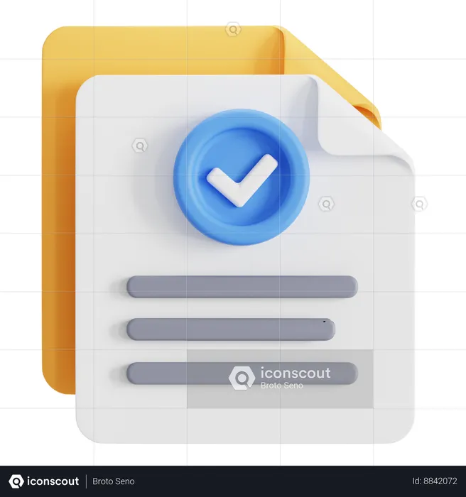 Verificación de archivos  3D Icon