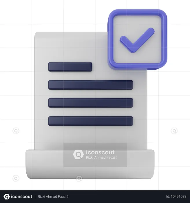 Verificación de archivos  3D Icon