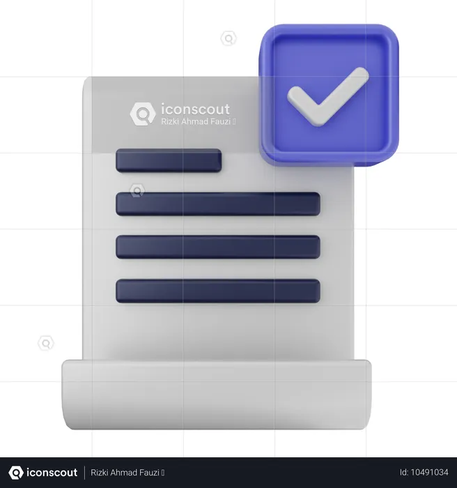 Verificación de archivos  3D Icon