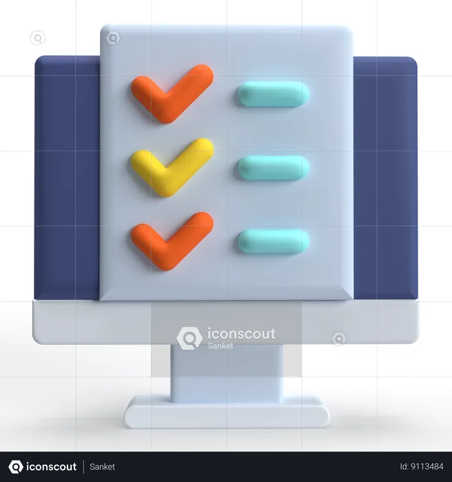 Verificar  3D Icon