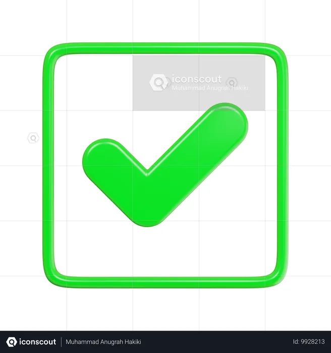 Verificar  3D Icon