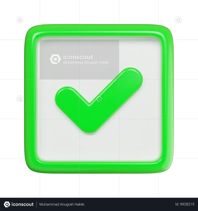 Verificar  3D Icon