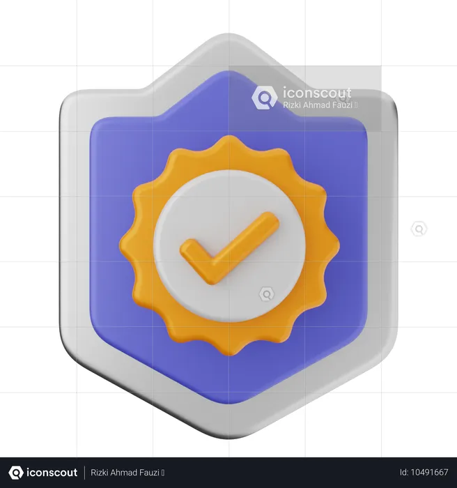 Verificar proteção de escudo  3D Icon