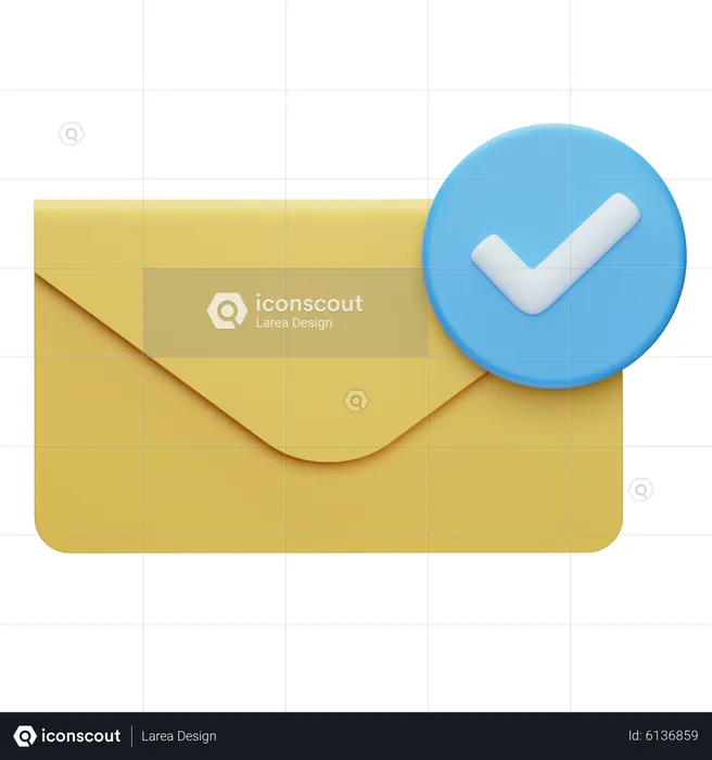 Verificar e-mail  3D Icon