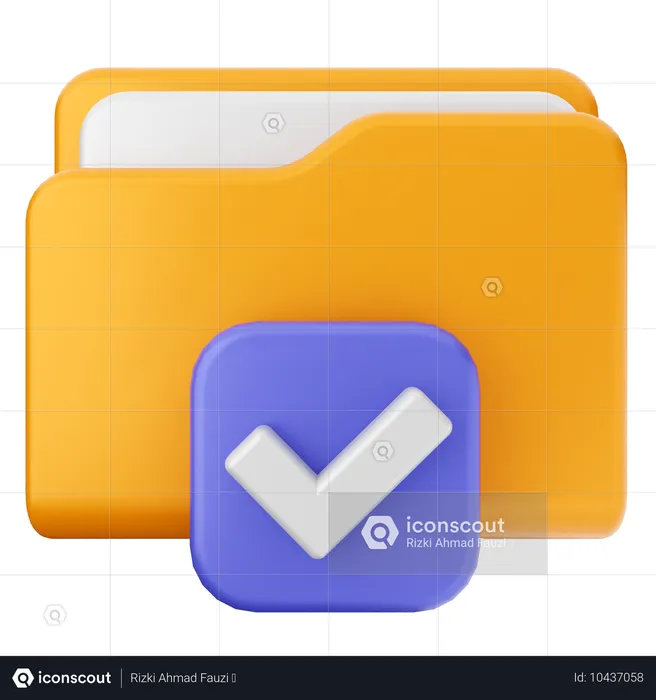 Verificar pasta  3D Icon