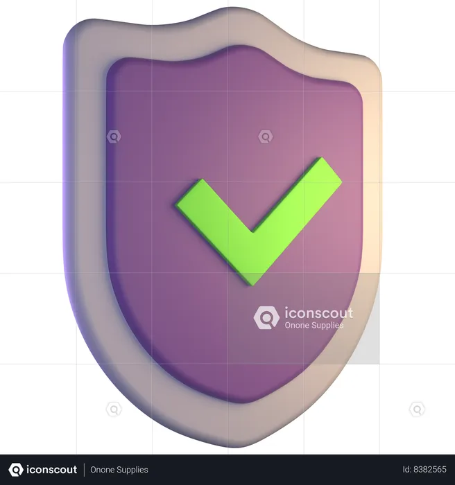 Verifique a segurança  3D Icon