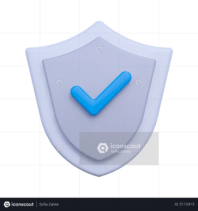 Verifique a segurança  3D Icon