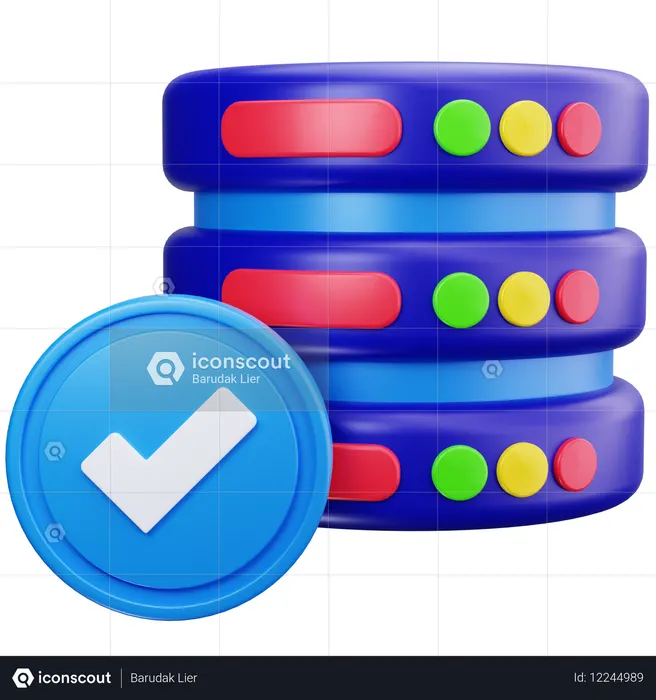 Verificar servidor  3D Icon