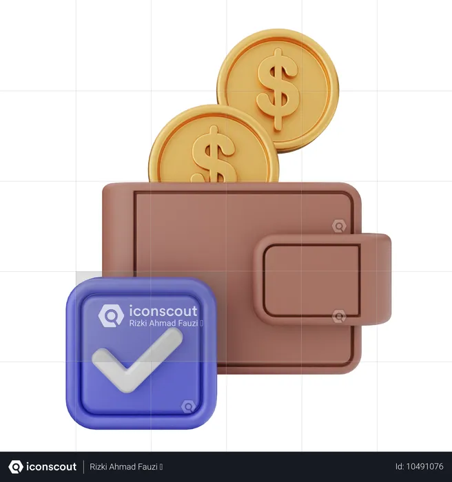 Vérification des transactions  3D Icon