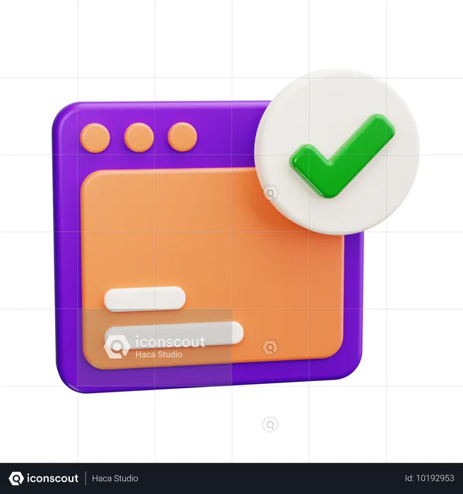 Vérification en ligne  3D Icon