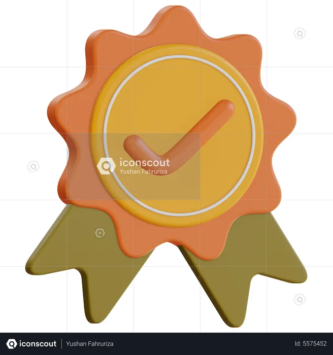 Verified Badge  3D Icon