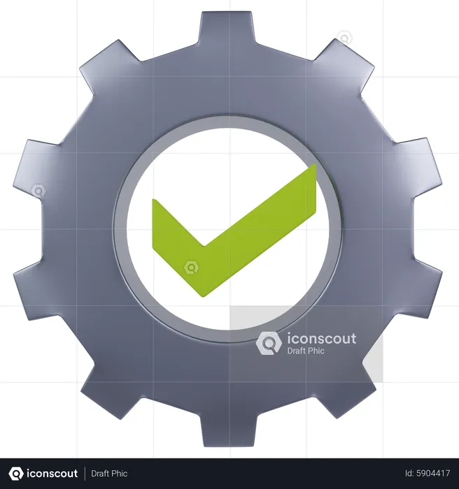 Verified Configuration  3D Icon