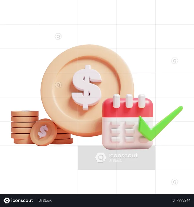 Verified Money  3D Icon