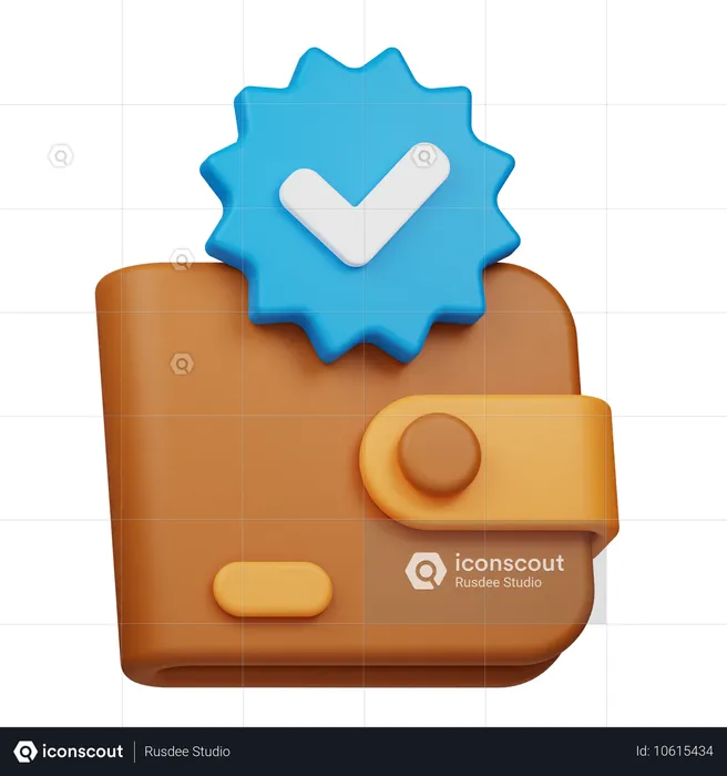 Verified Payment  3D Icon