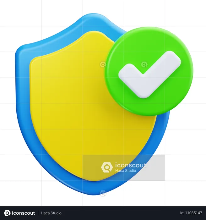 Vérifier la sécurité  3D Icon